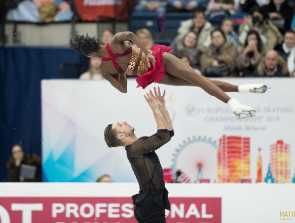 Championnat d ' Europe Minsk SP Pairs les photos