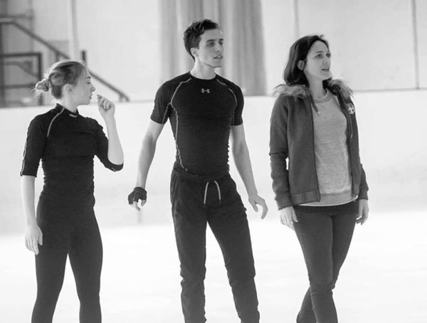 En reportage avec Galyavieva, Thauron et Péchalat.